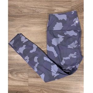 Blue Camo Yogalicious Leggings
